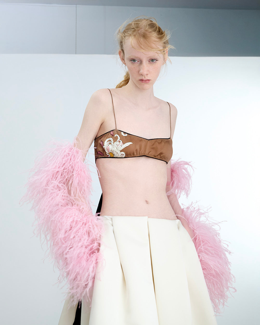 BOX PLEAT SKIRT