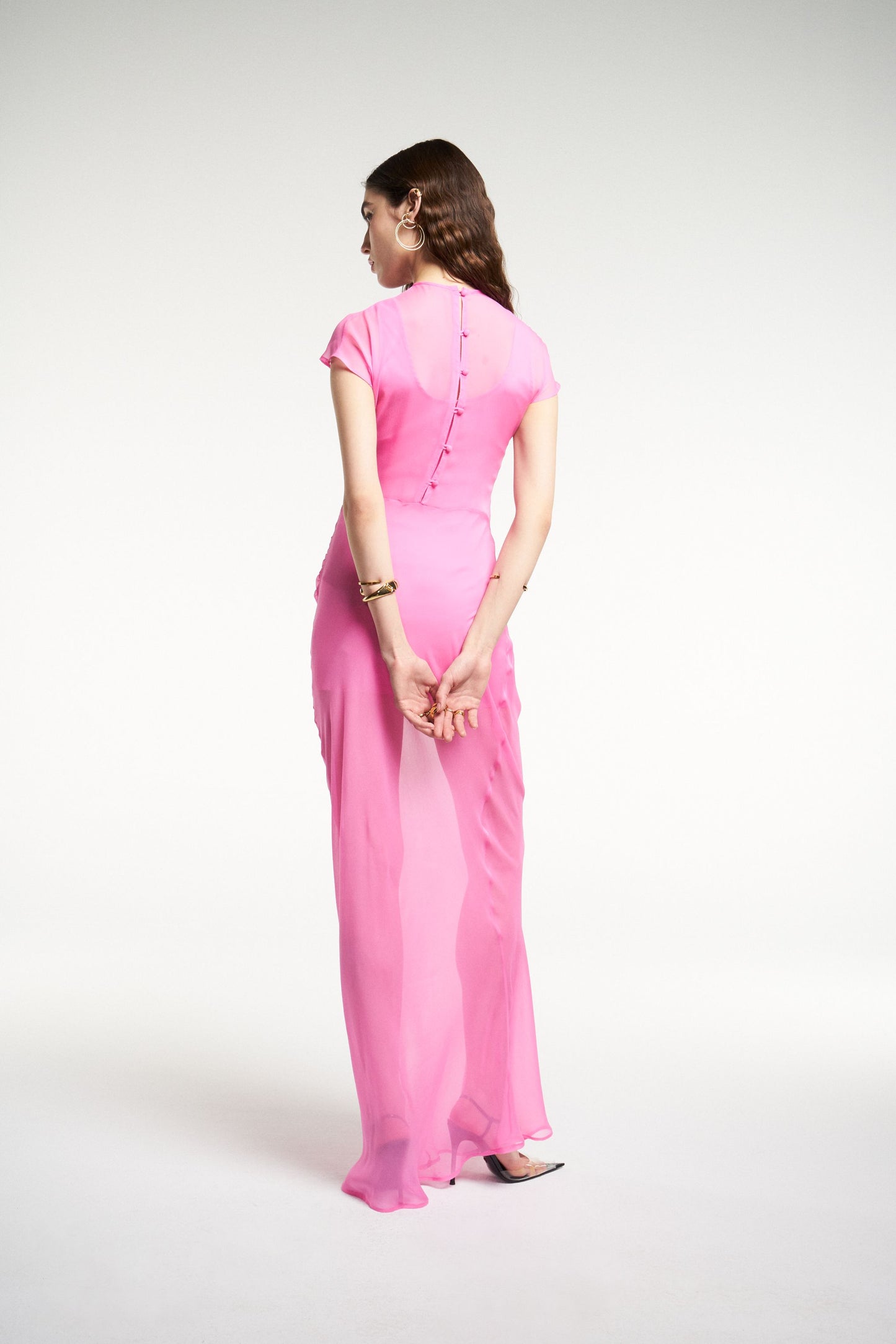 DOUBLE PINK MAXI DRESS