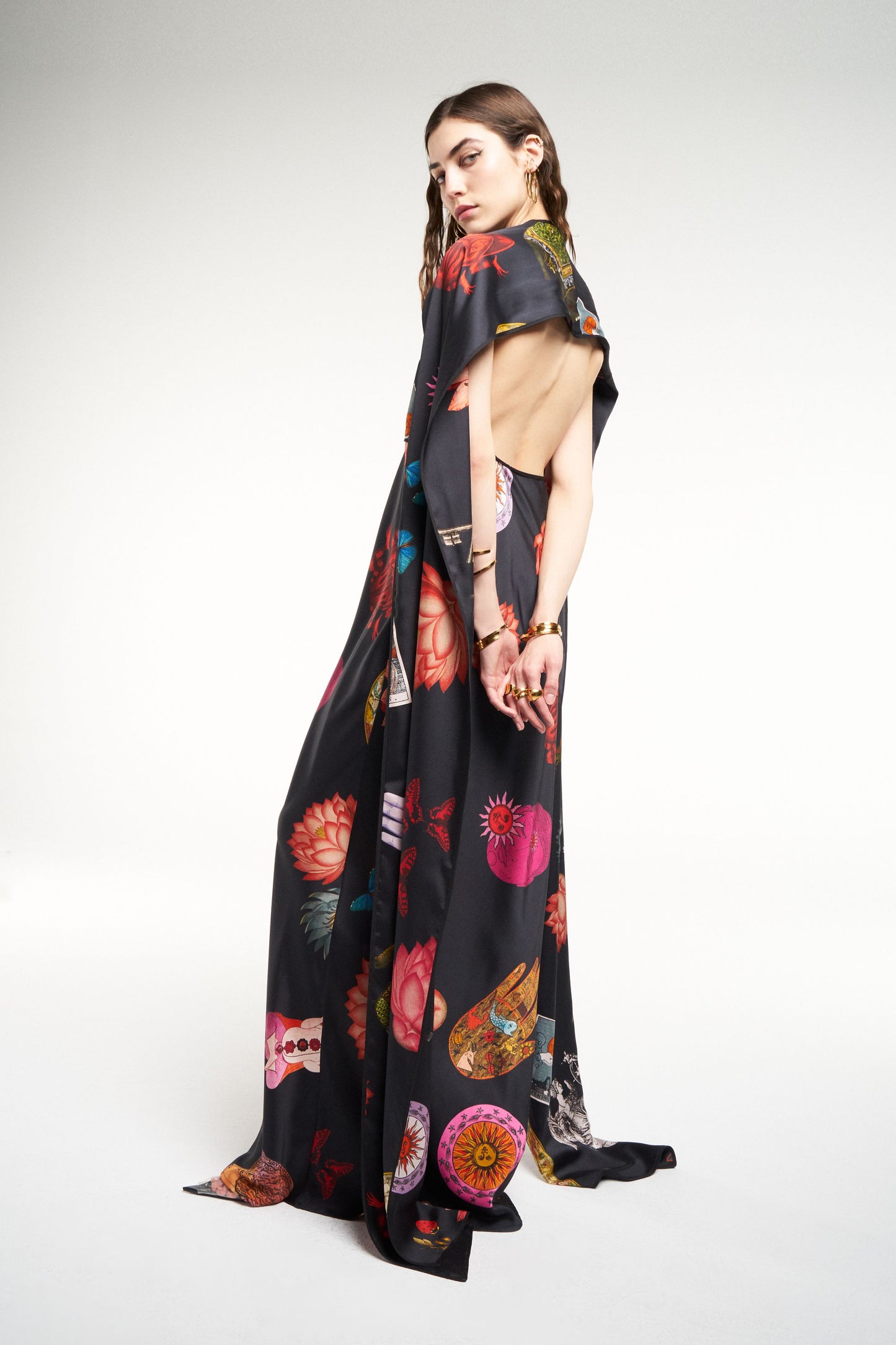 LUCKY HALTER PAREO DRESS