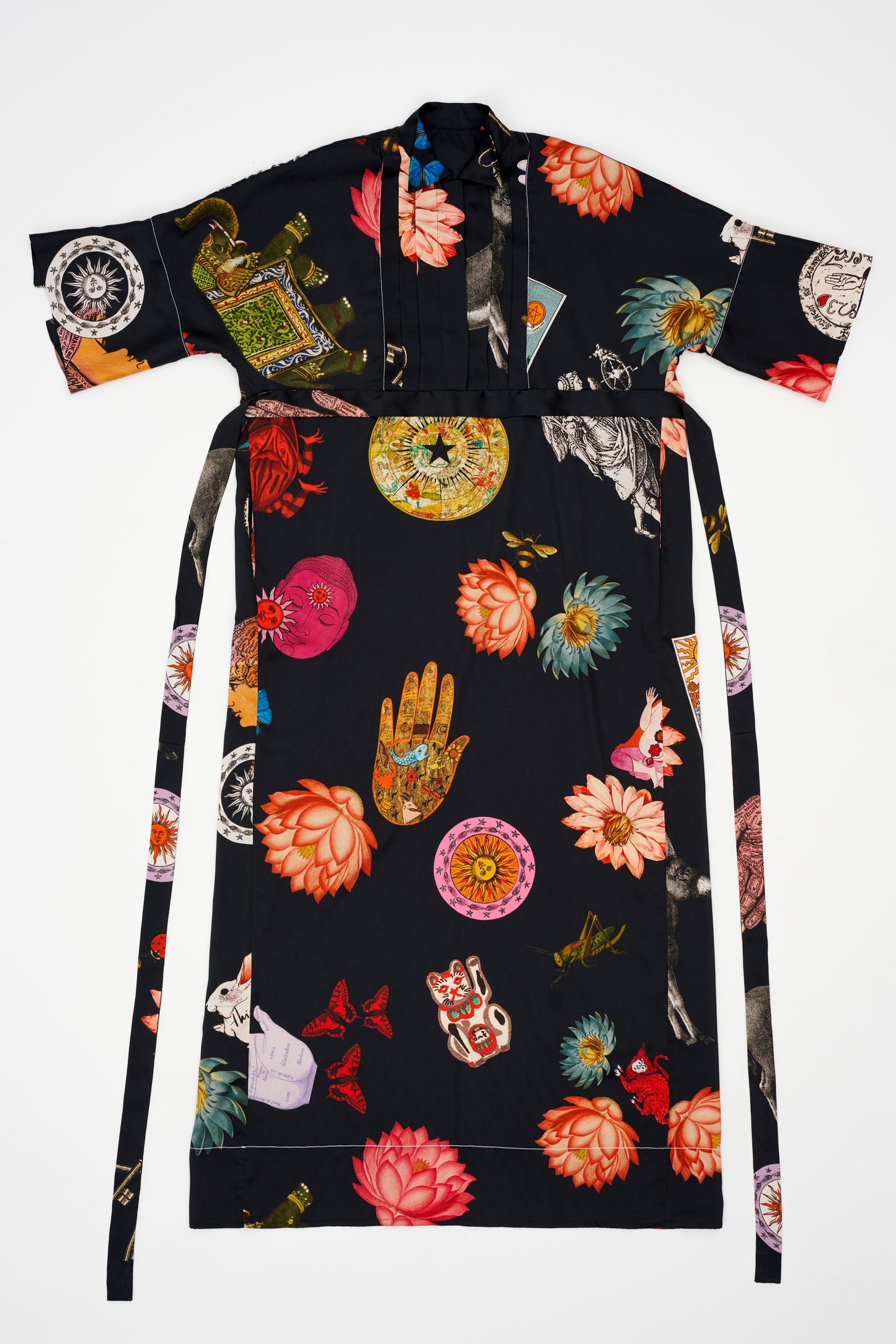 LUCKY TUXEDO MAXI DRESS