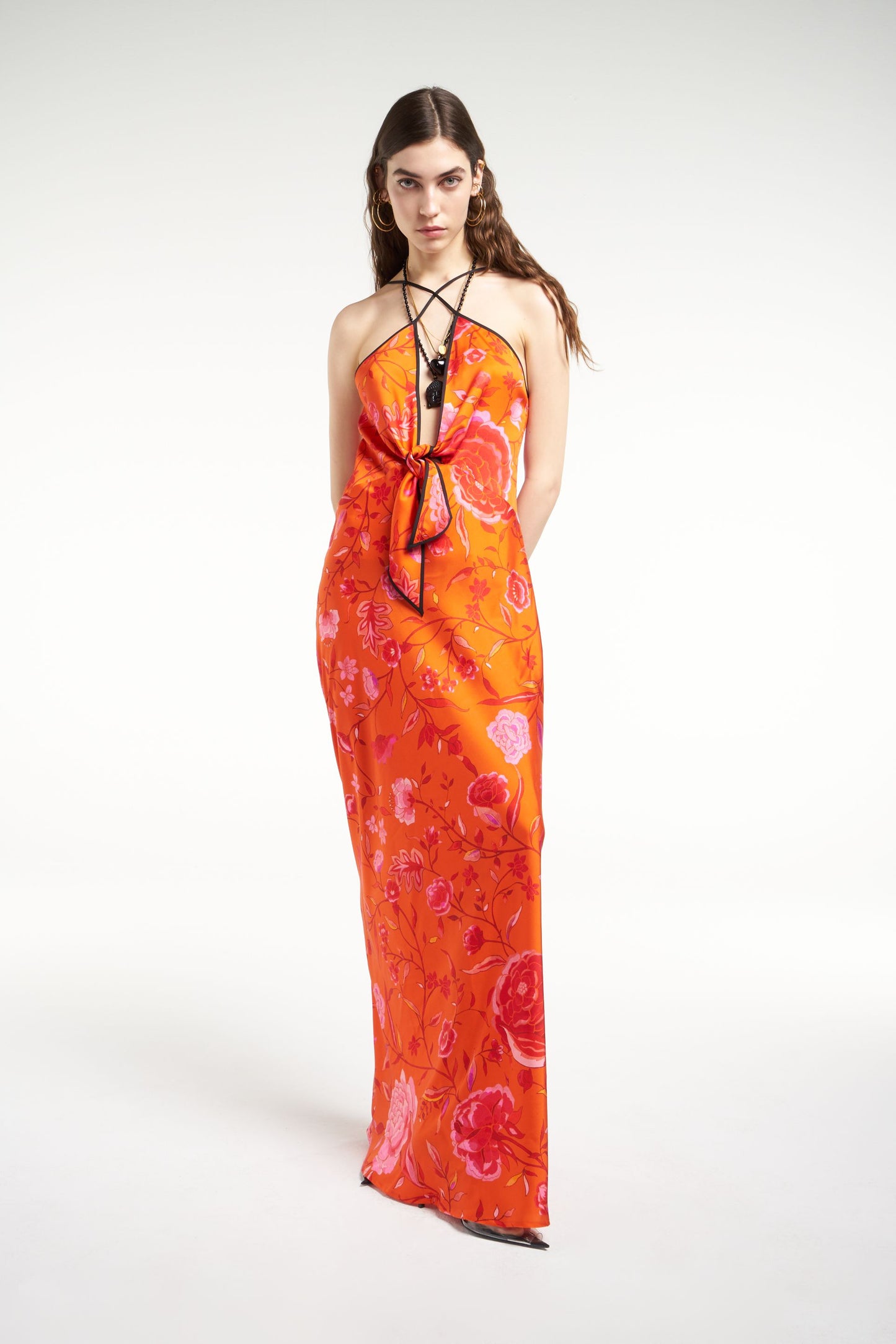 MANILA KNOT BIAS DRESS
