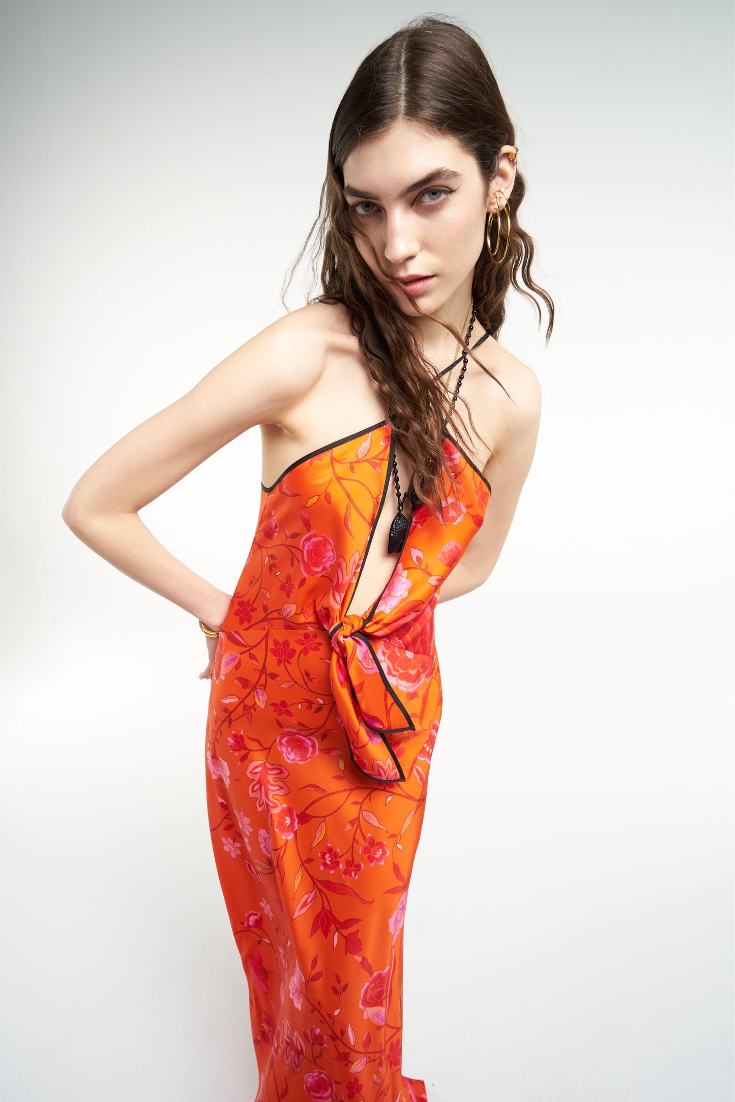 MANILA KNOT BIAS DRESS