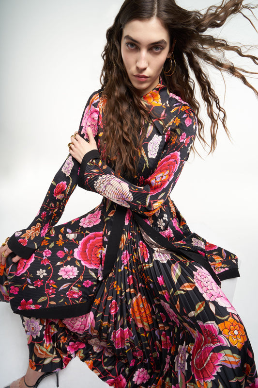 FALDA MIDI MANILA SOLEIL BLACK