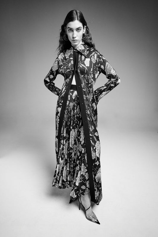 MAXI CAMISERO MANILA CRISTAL BLACK