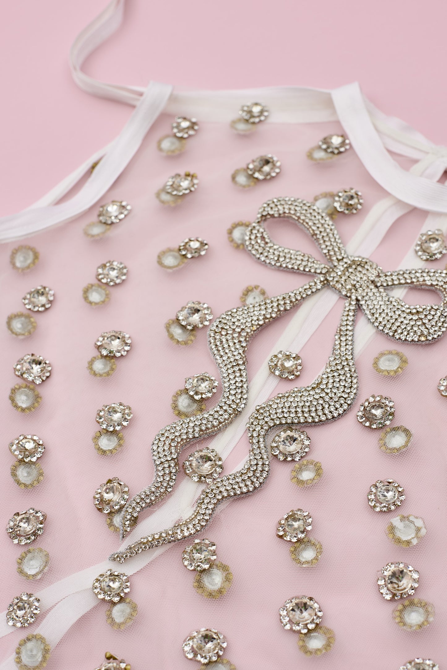 CRYSTAL COLUMN DRESS