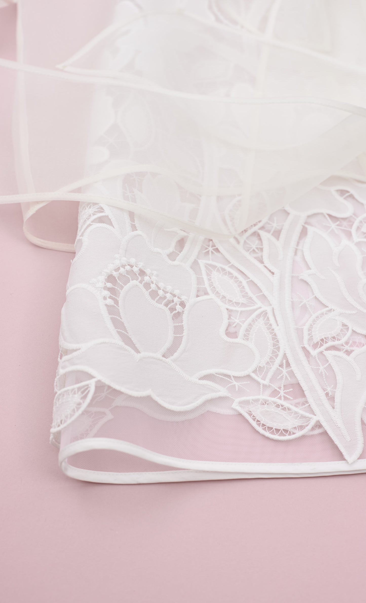 GUIPURE AND ORGANZA SET