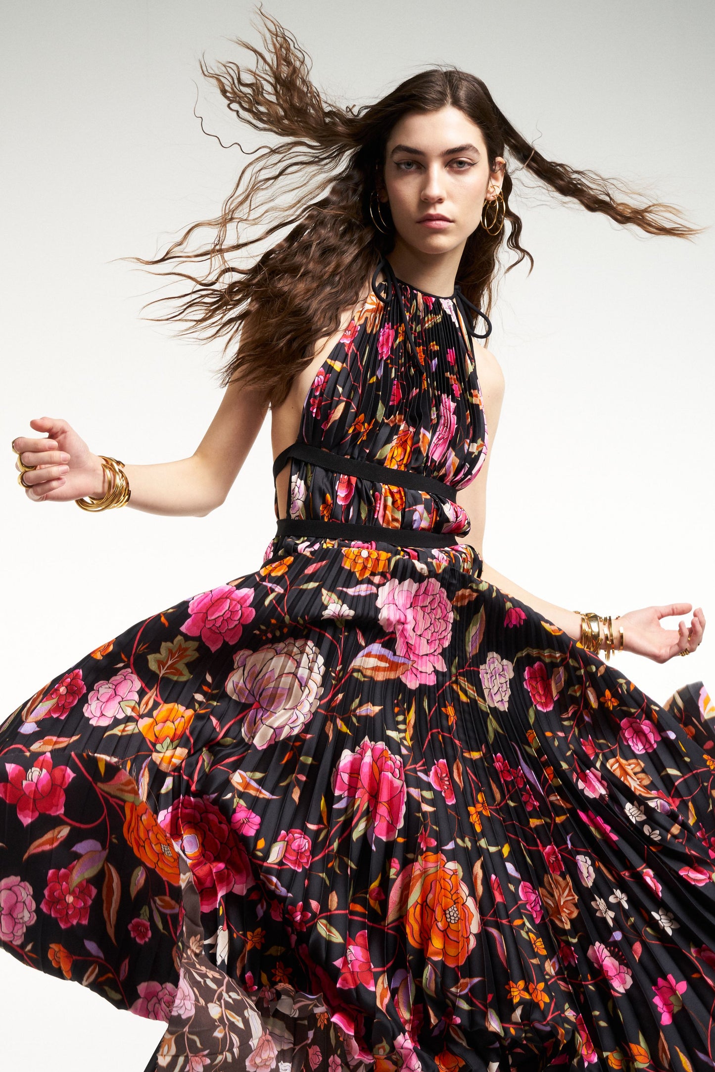 MANILA SOLEIL MIDI DRESS