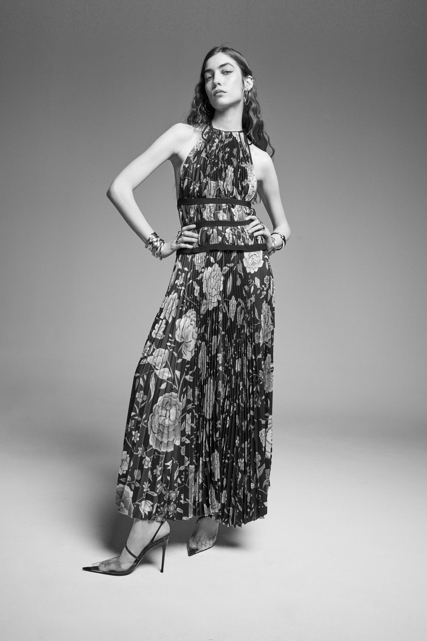 MANILA SOLEIL MIDI DRESS