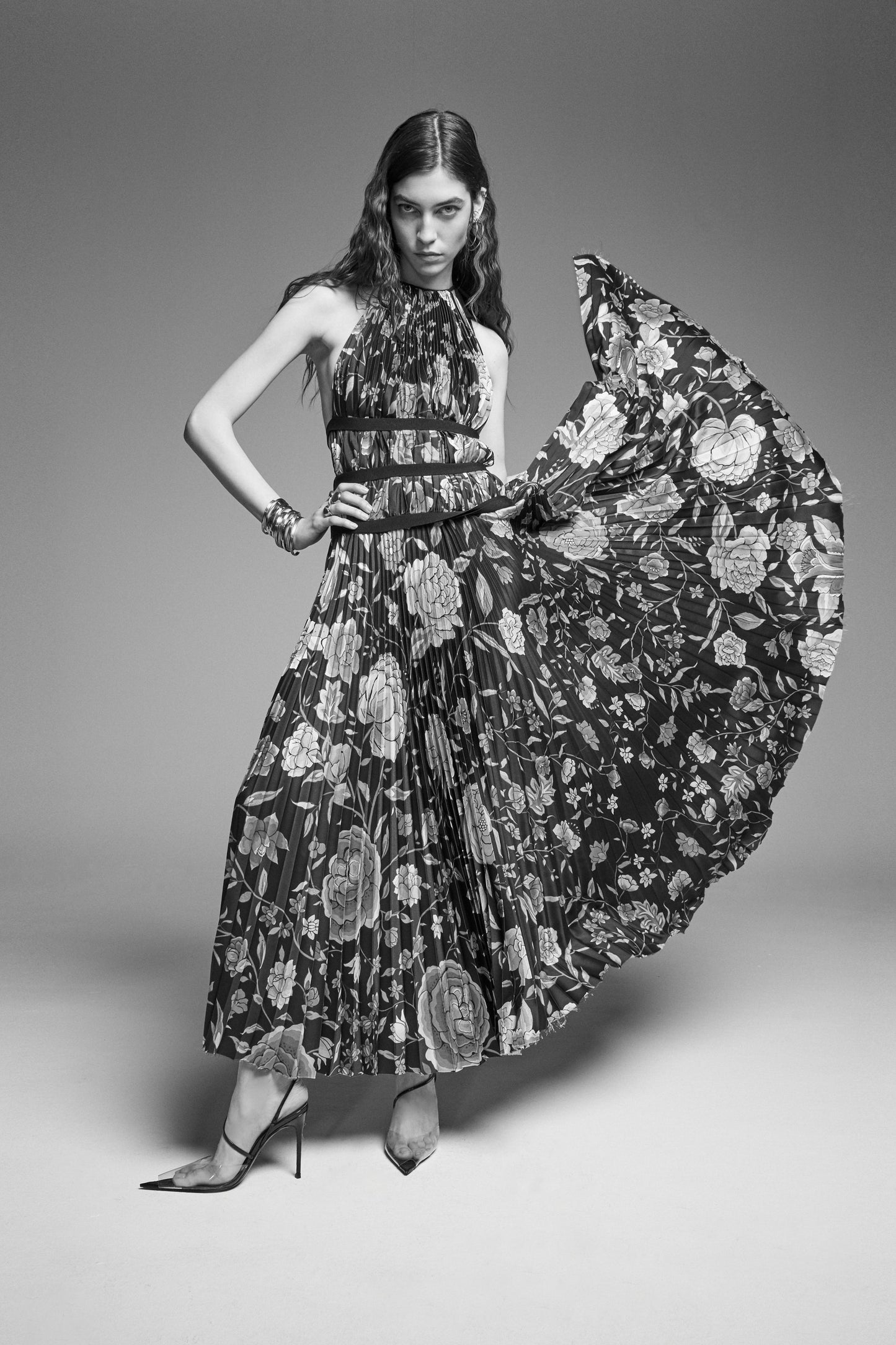 MANILA SOLEIL MIDI DRESS