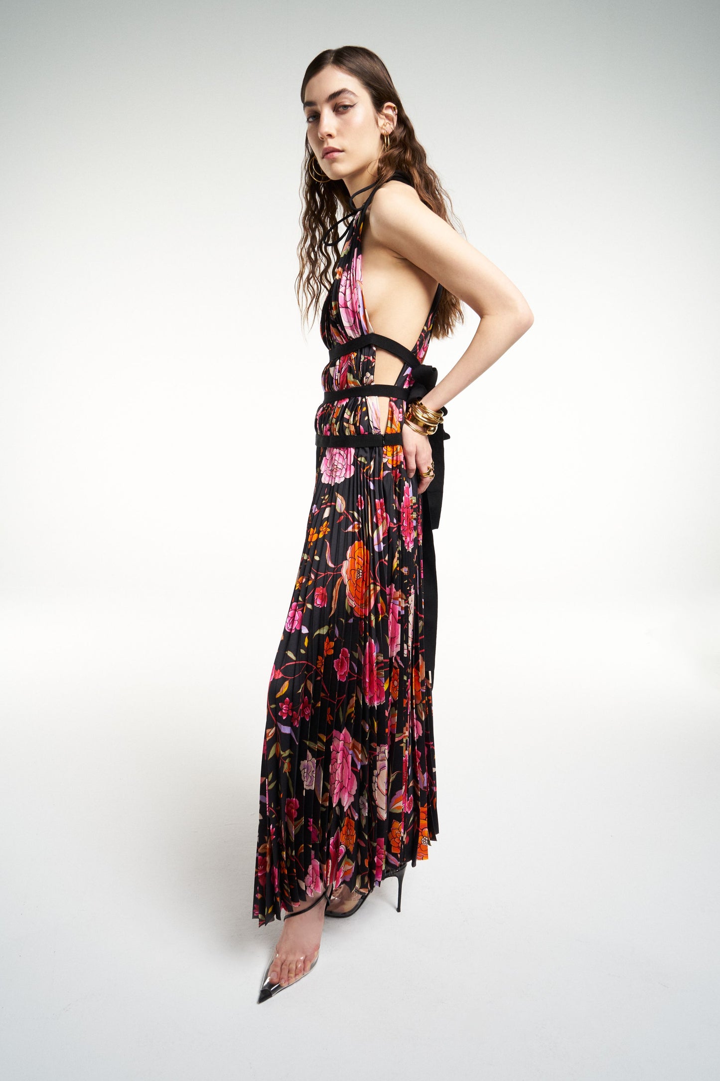 MANILA SOLEIL MIDI DRESS