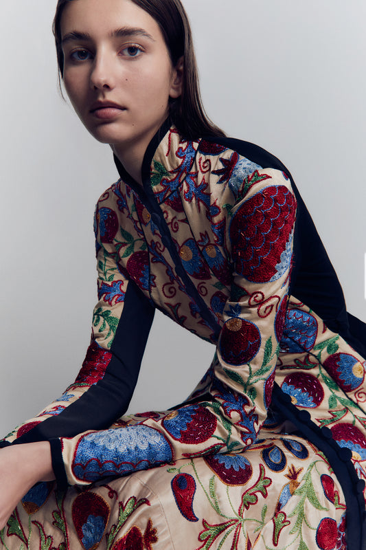 EMBROIDERY MAO BLAZER