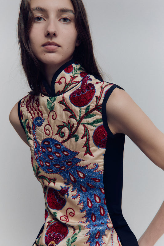 EMBROIDERY MAO TOP