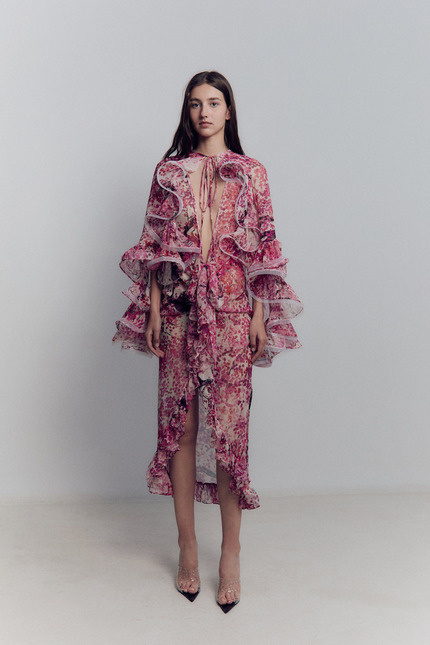 SAKURA CHIFFON DRESS