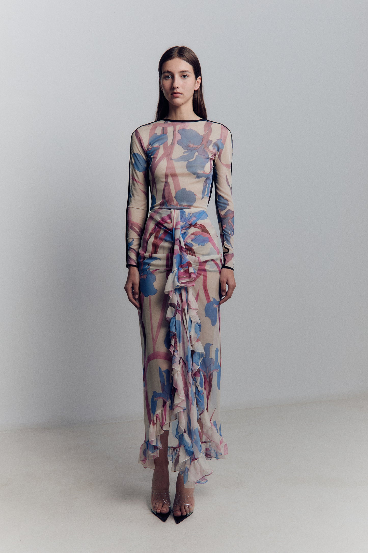 IRIS CHIFFON SKIRT