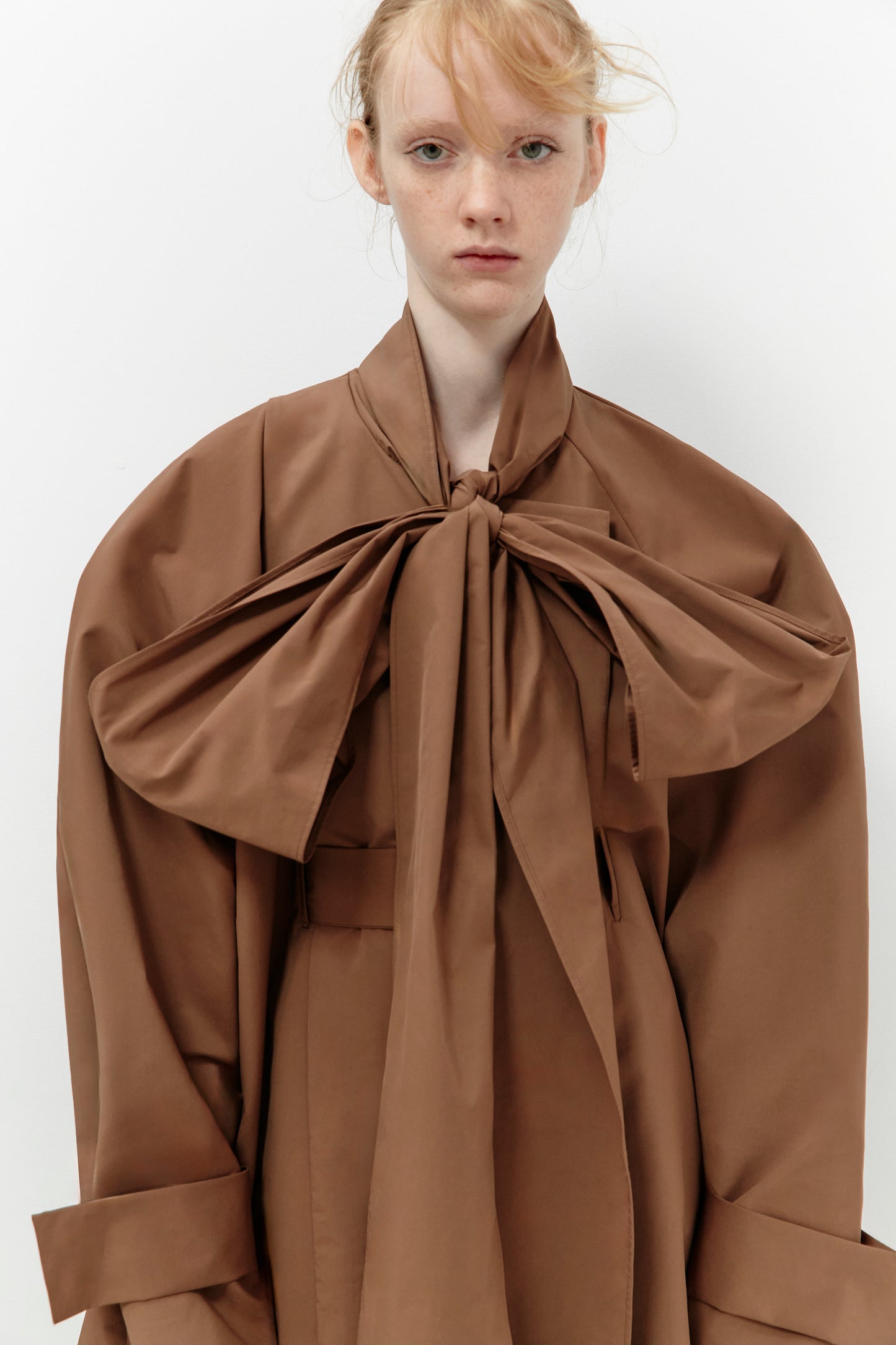 BOW TRENCH OVERSIZED