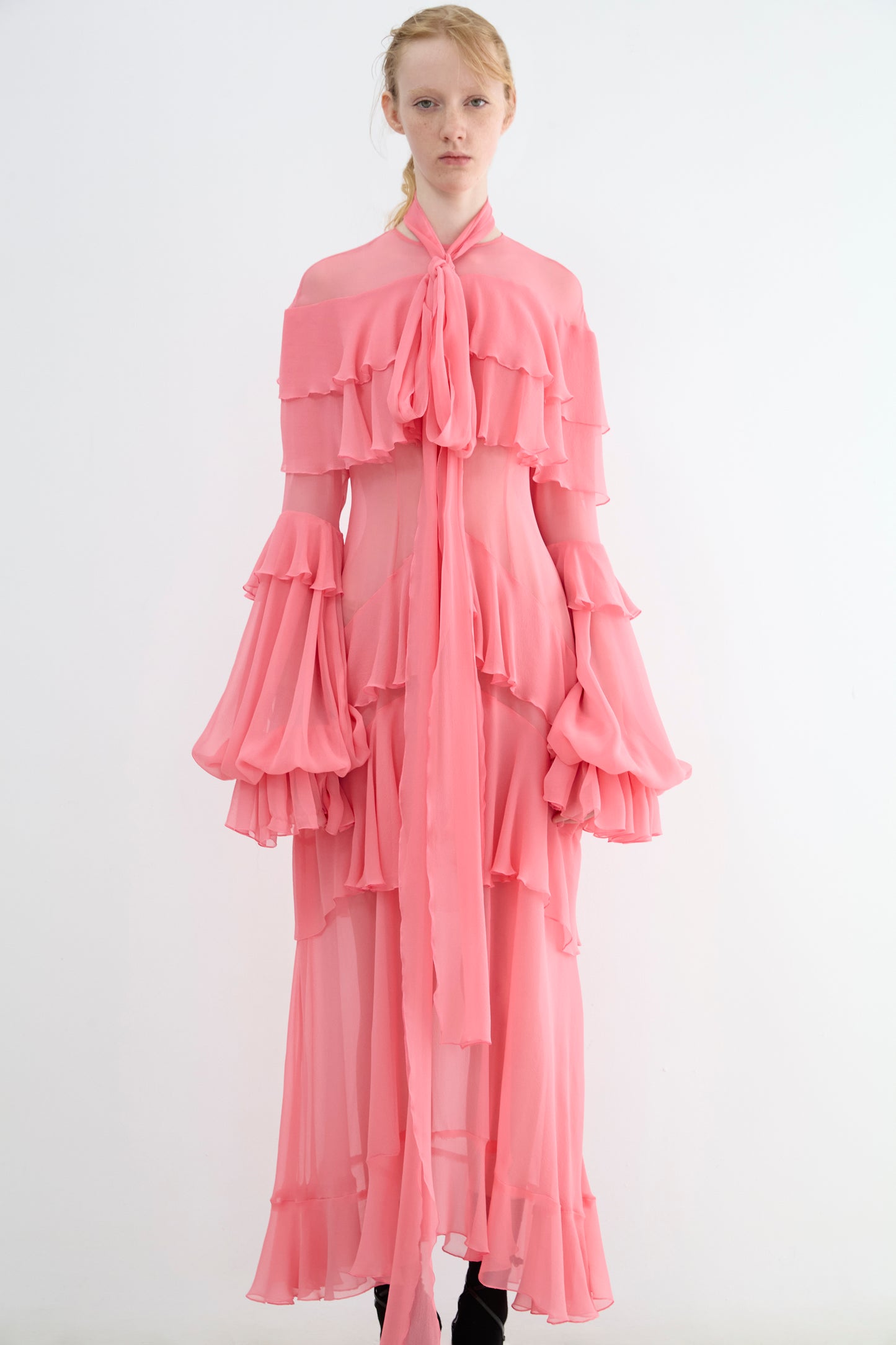 GIRLIE RUFFLE DRESS