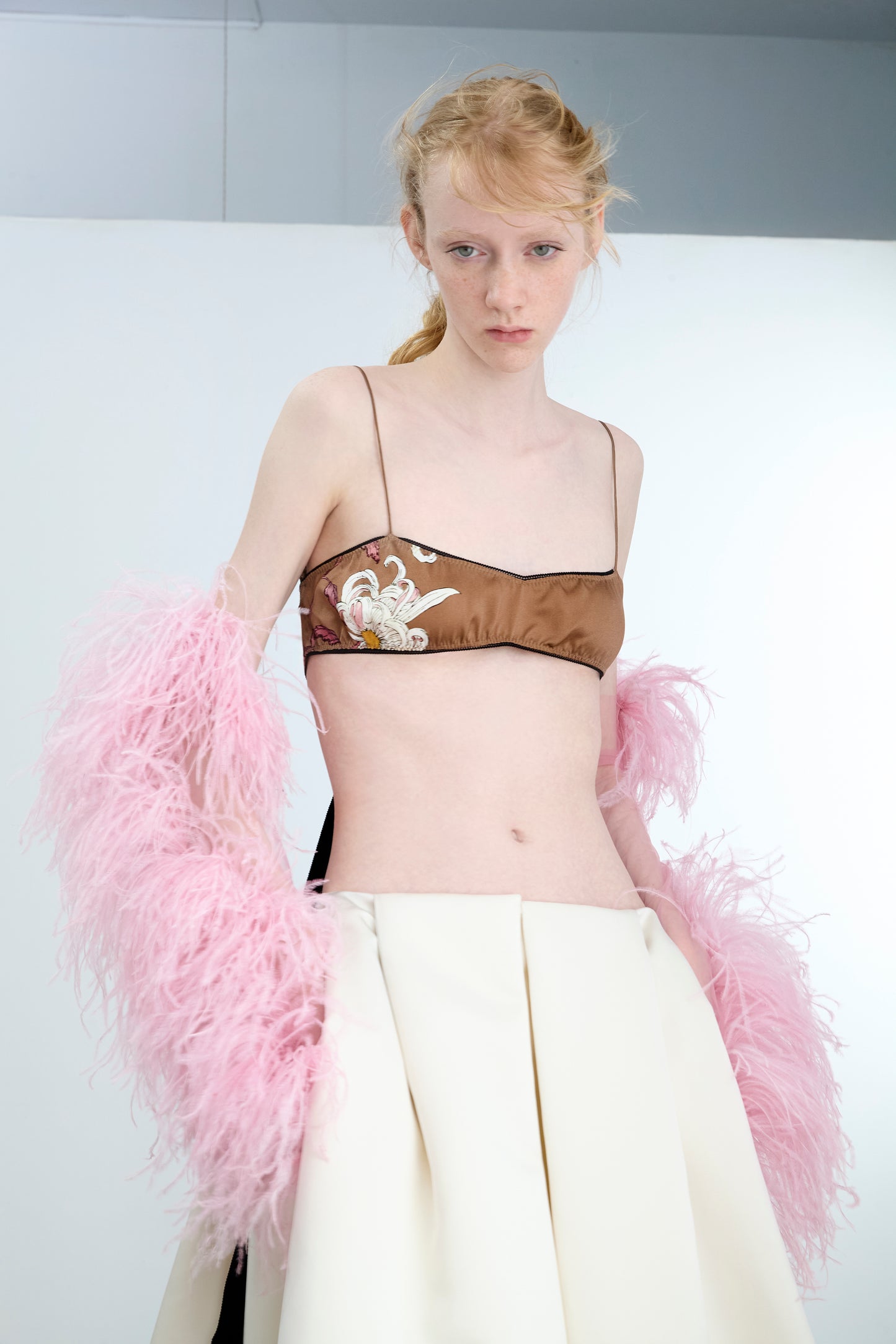 BOX PLEATED SKIRT