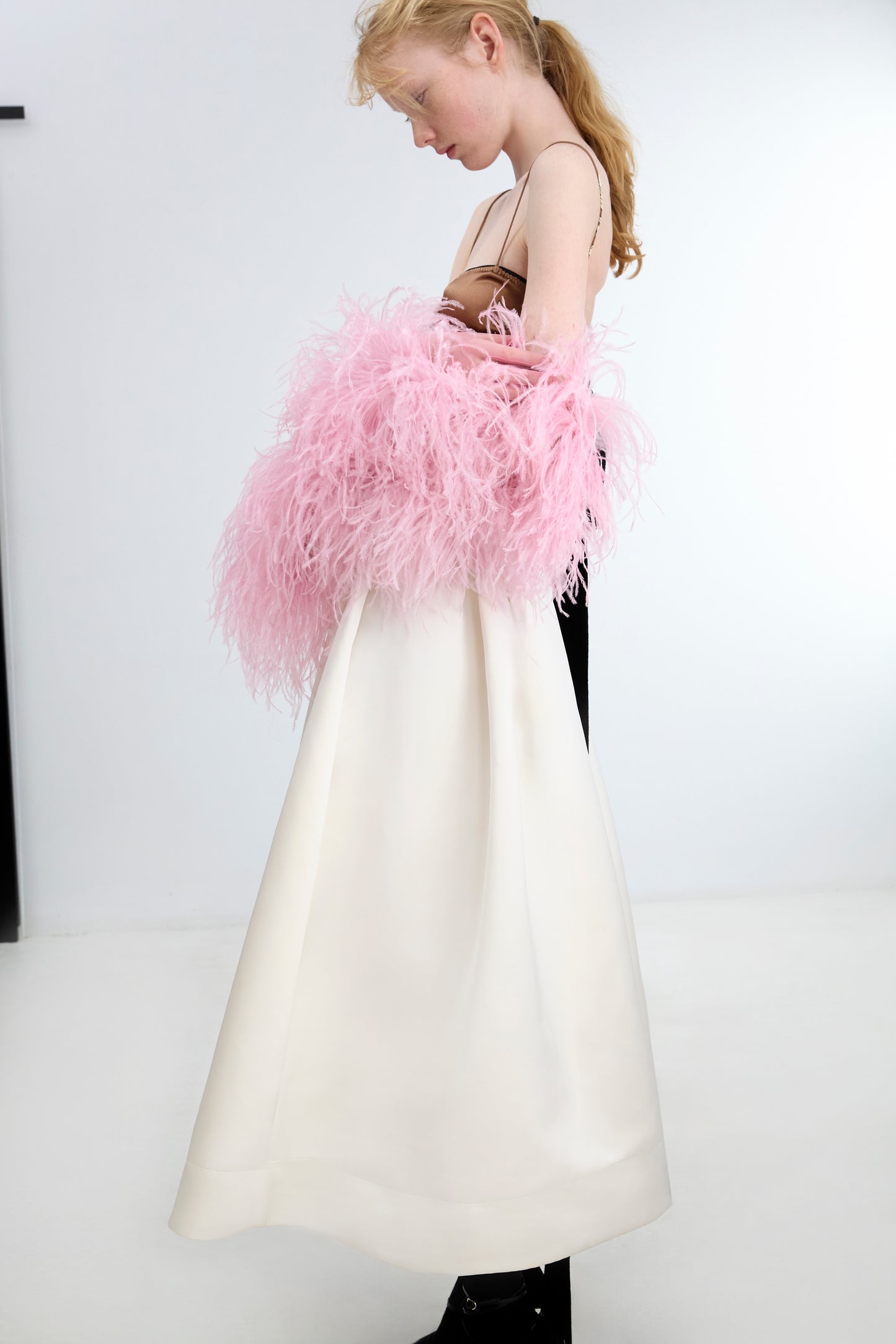 BOX PLEAT SKIRT