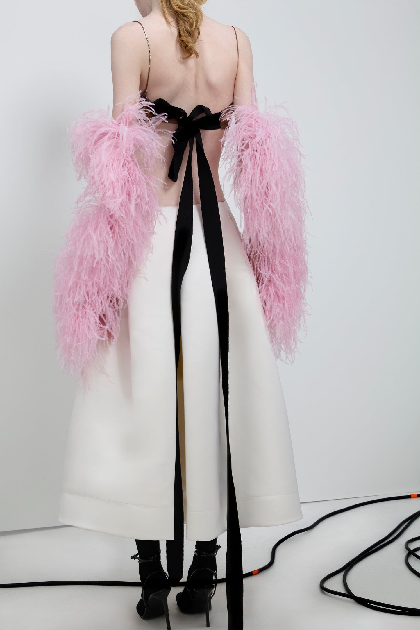 BOX PLEAT SKIRT