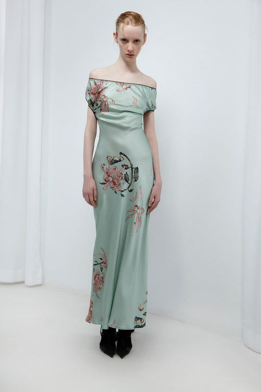 OFF BOW BACK DAISY DRESS