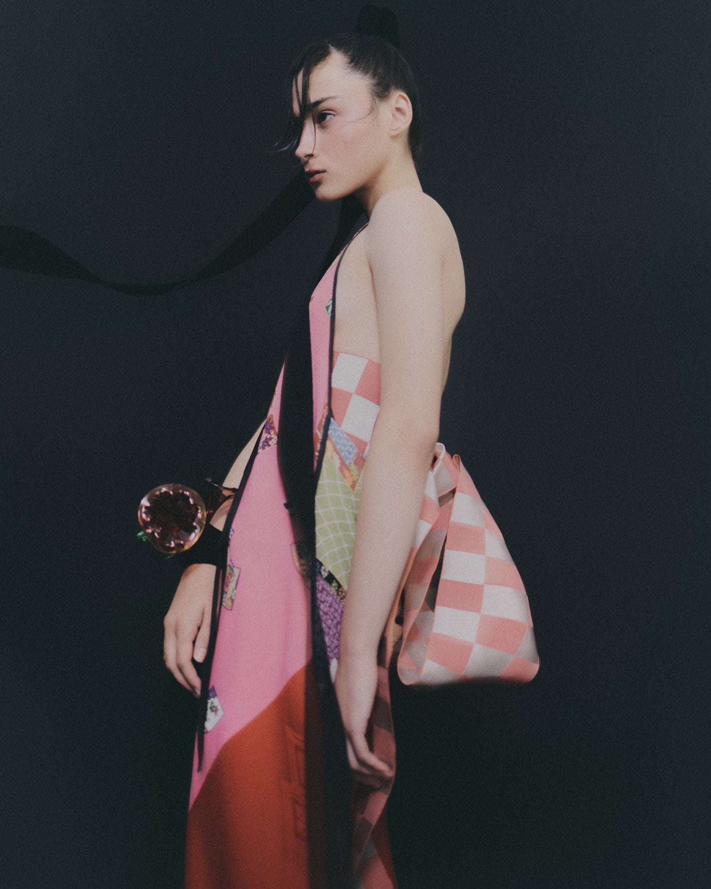 SLIP HALTER KIMONO
