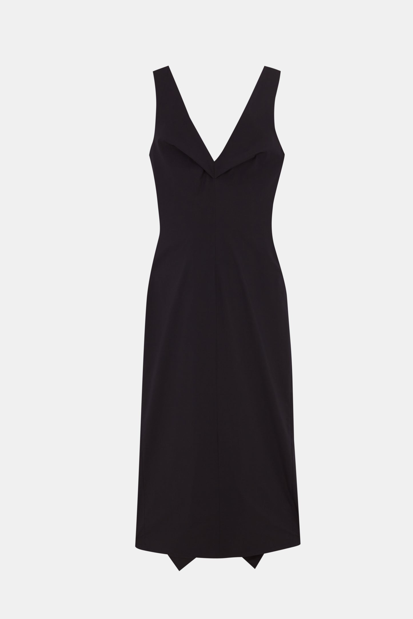 RUFFLE BACK DRESS