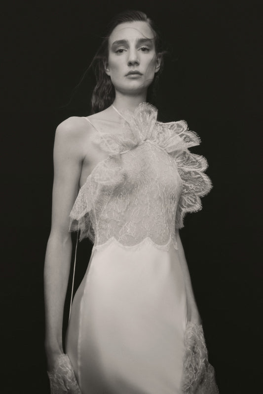 NAKED LACE SLIP DRESS