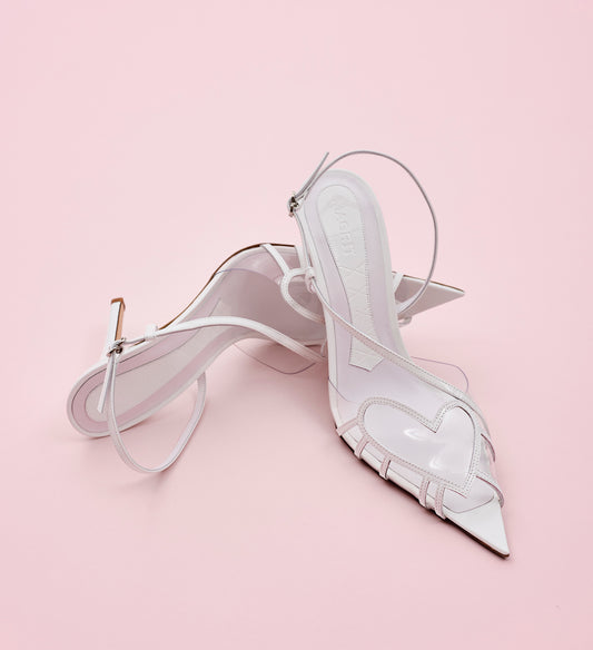 ZAPATON BLANCO CORAZON