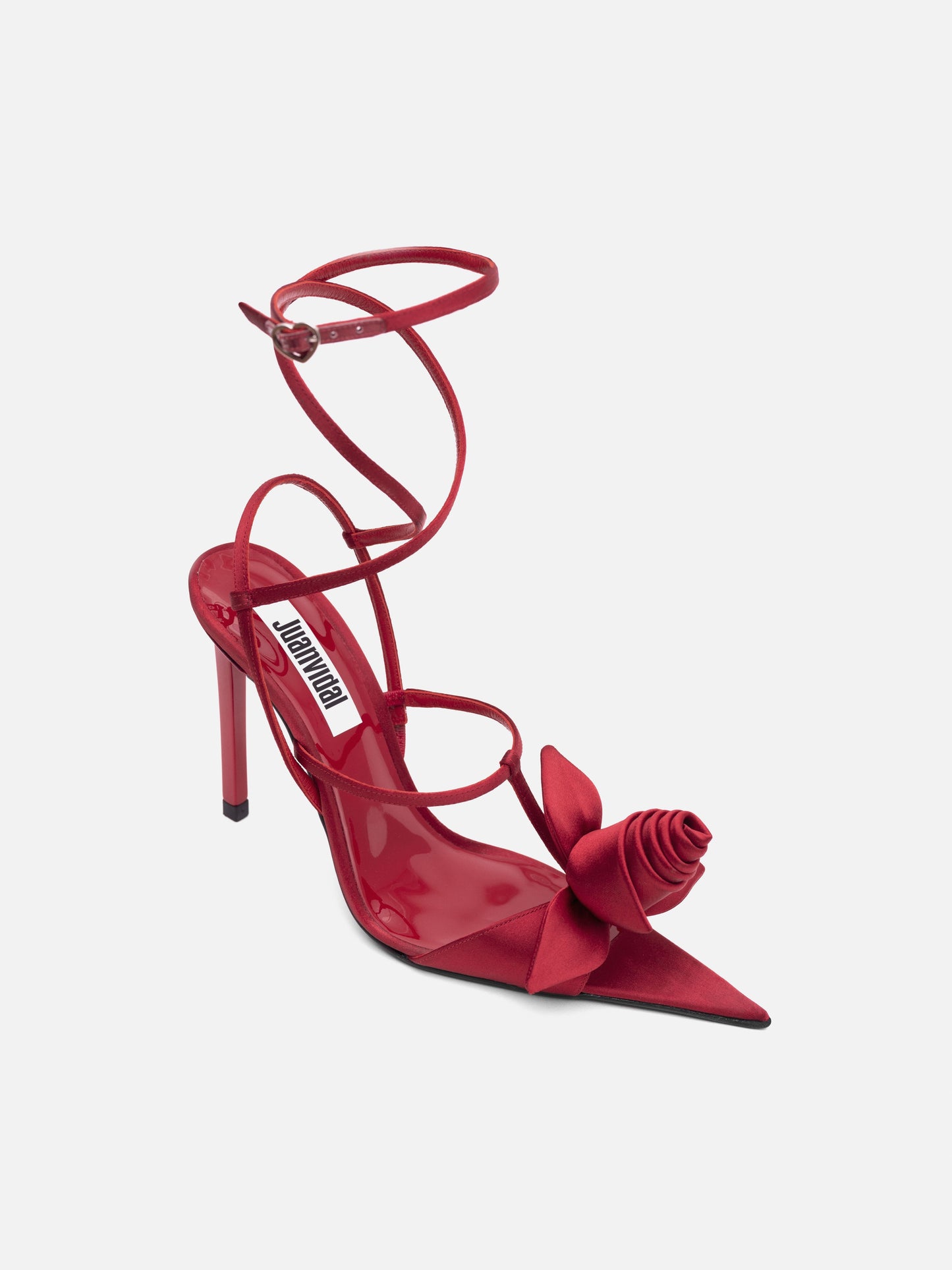 SANDALIA ROSE RASO ROJO