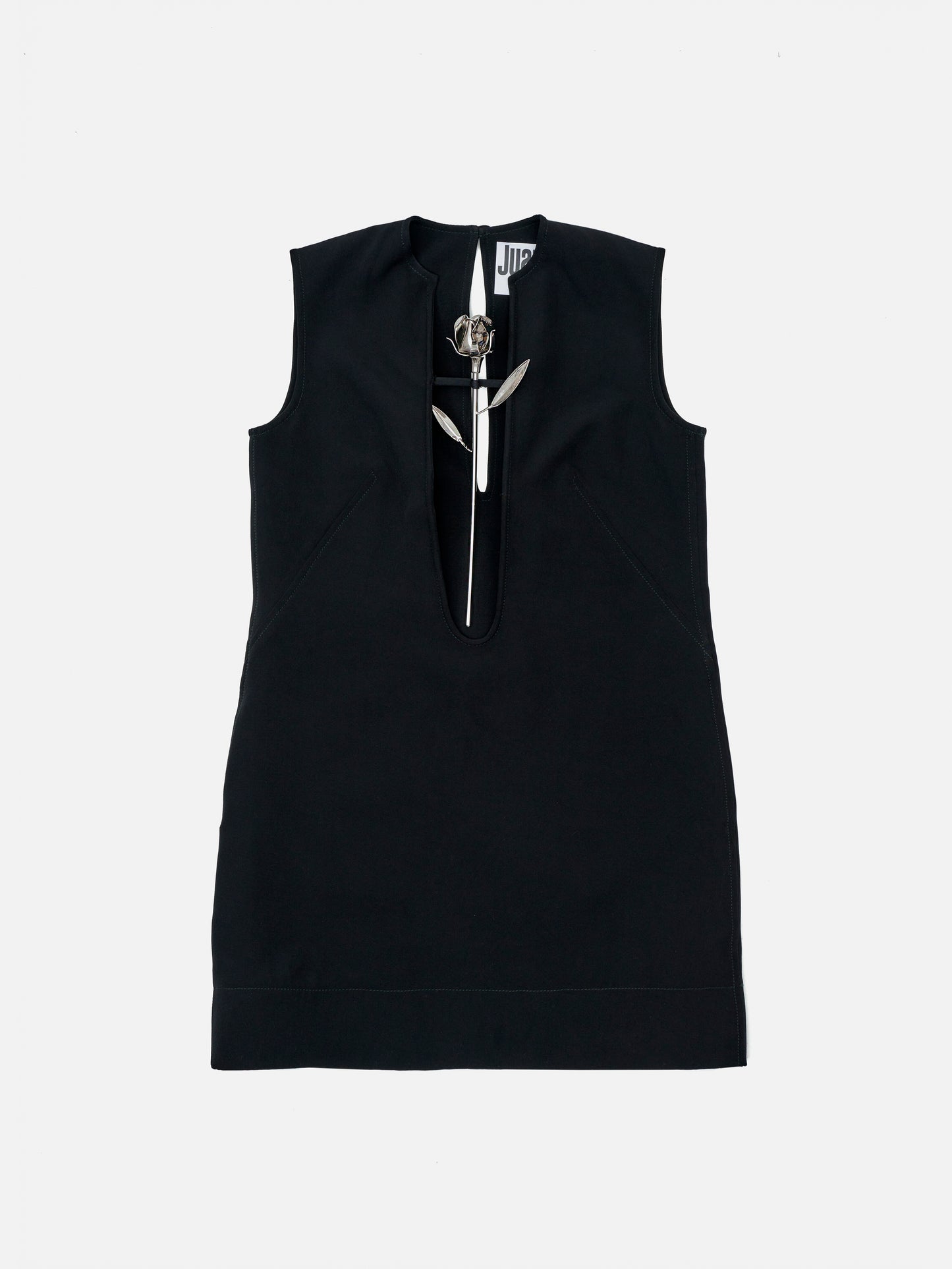 VESTIDO MINI METAL ROSE