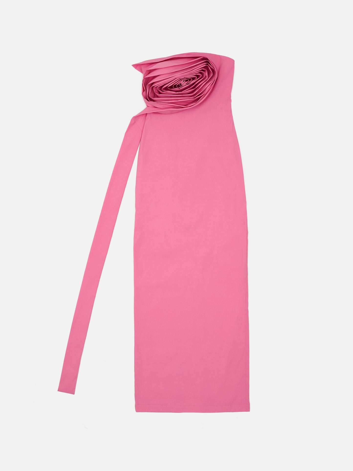 VESTIDO MAXI RUFFLE ROSE