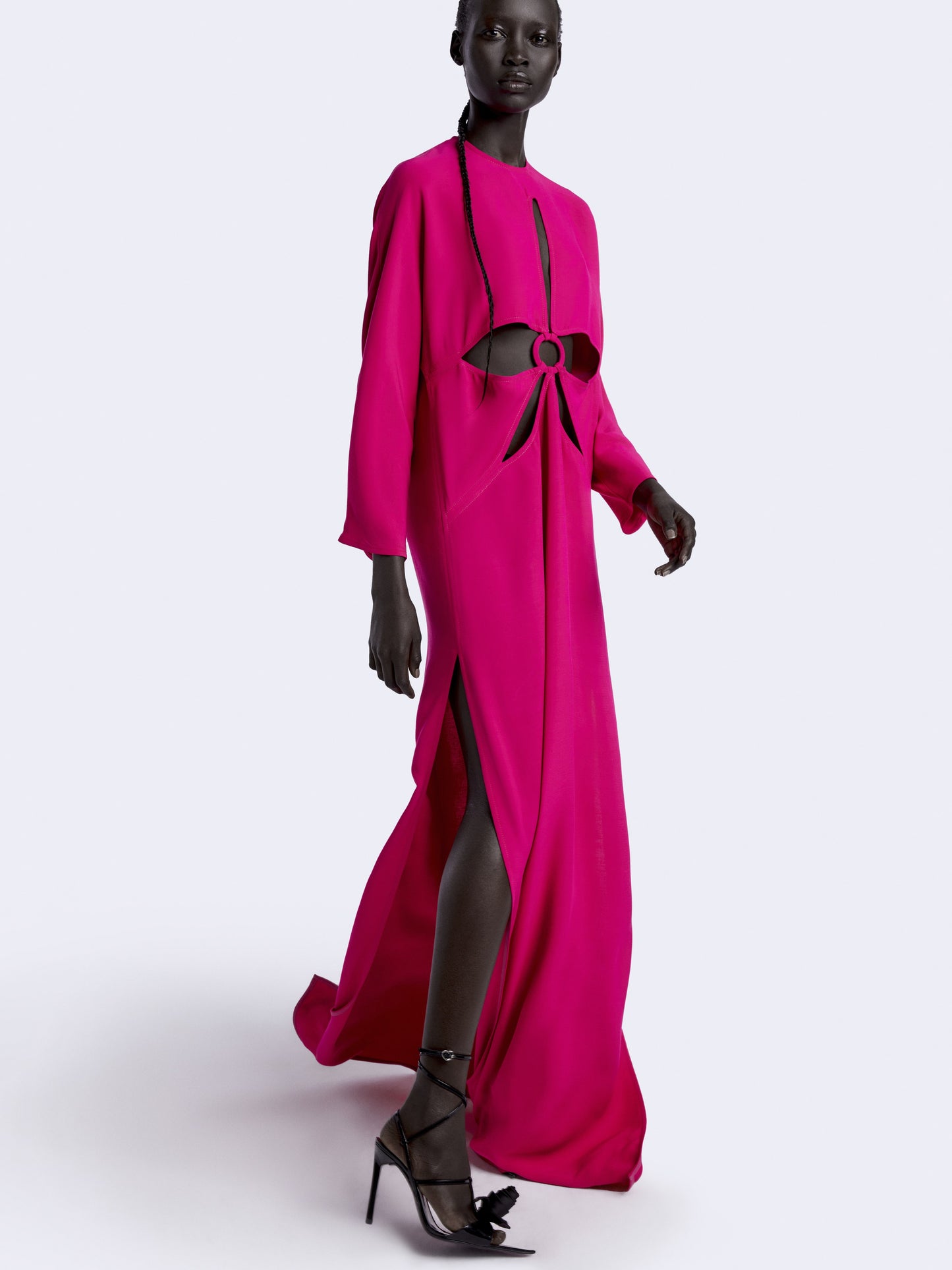 VESTIDO MAXI PETALOS