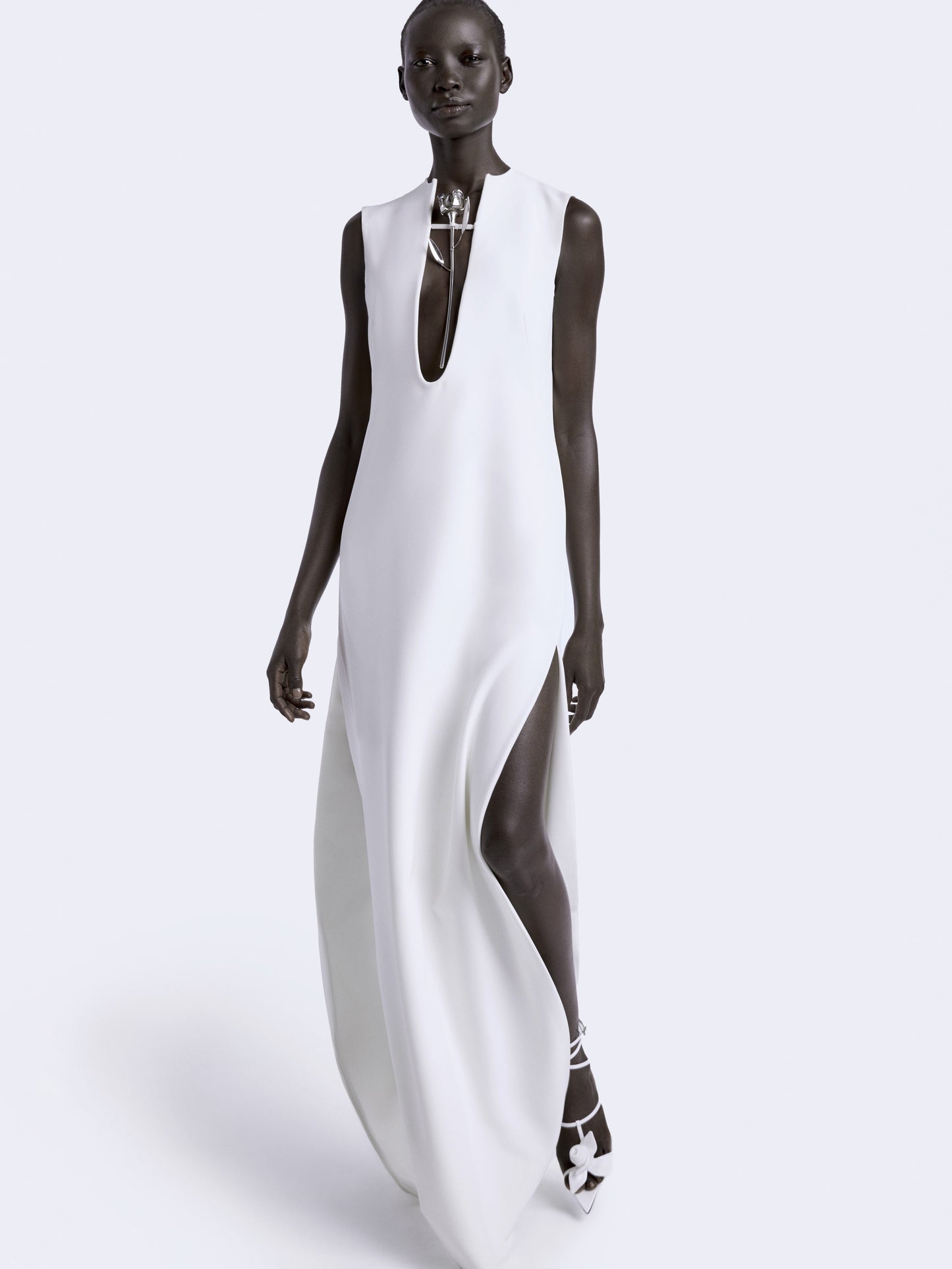 VESTIDO MAXI METAL ROSE