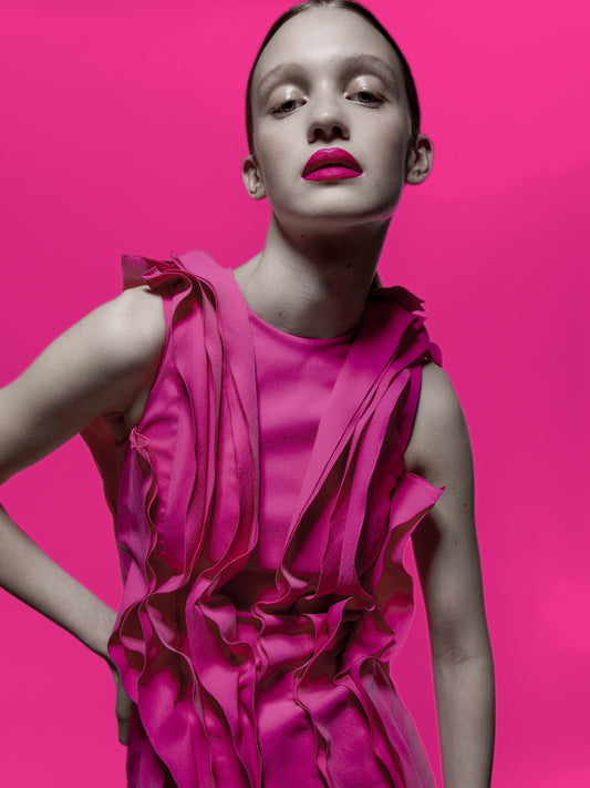 VESTIDO MINI HOJALDRE