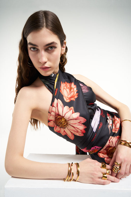 VESTIDO PAREO HALTER LUCKY