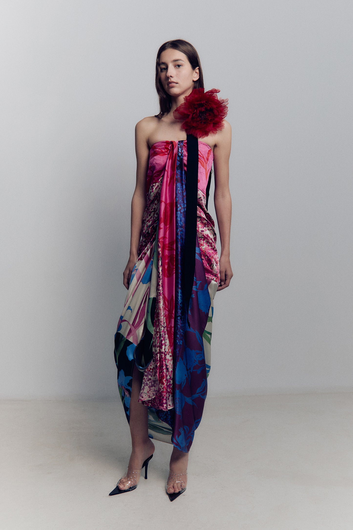 SARI PATCHWORK DRESS
