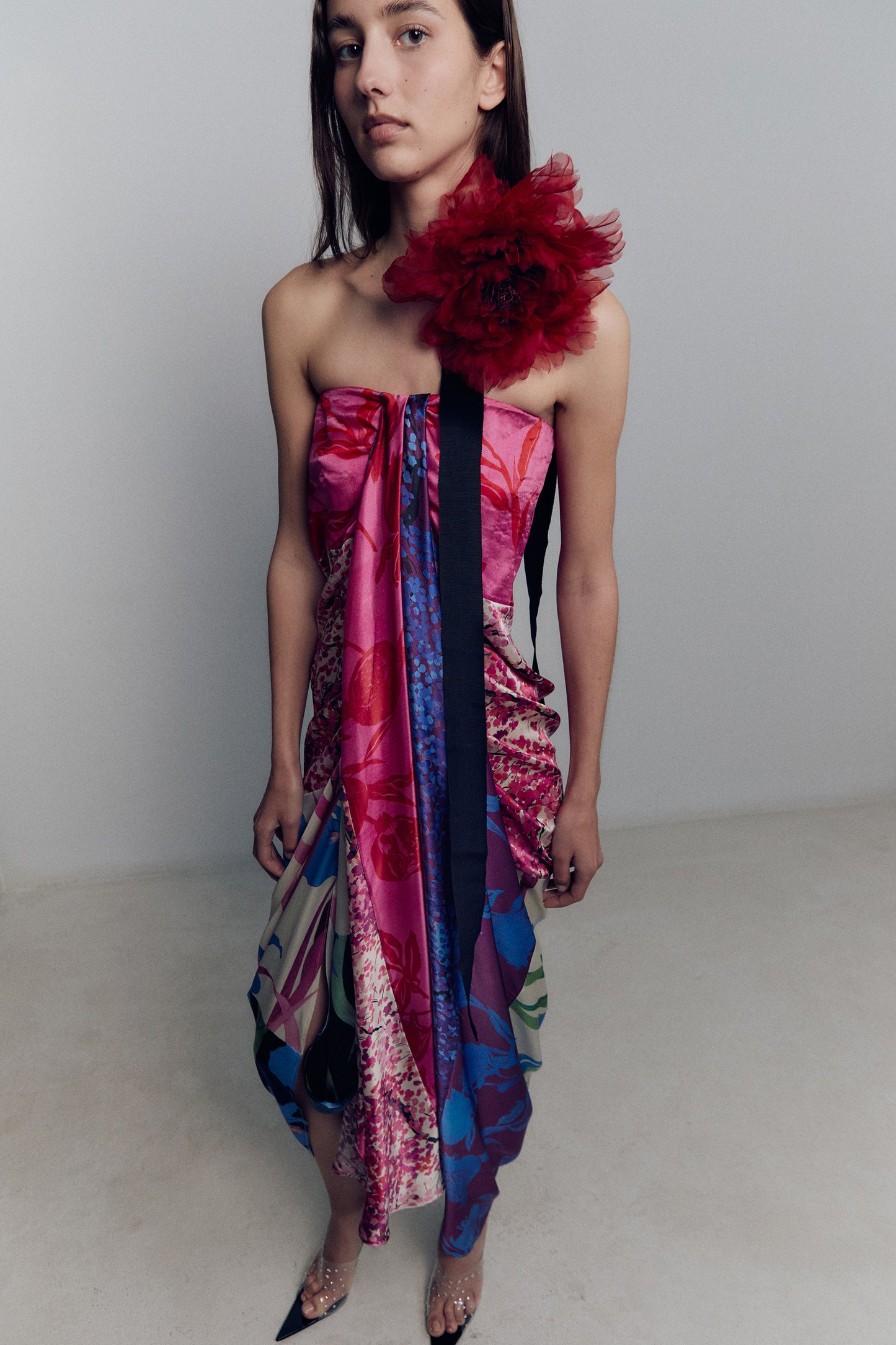 SARI PATCHWORK DRESS