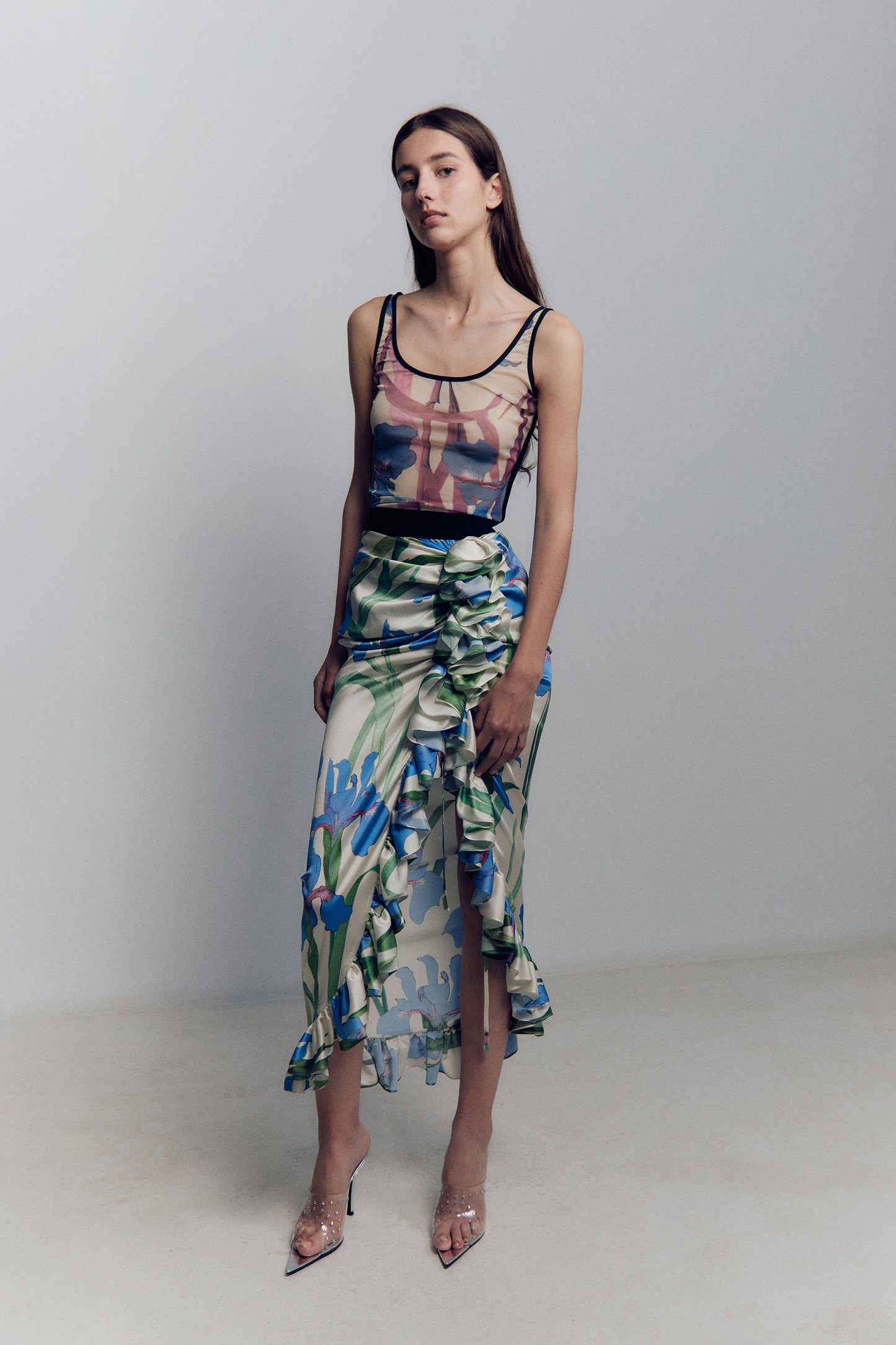 TULLE TANK TOP