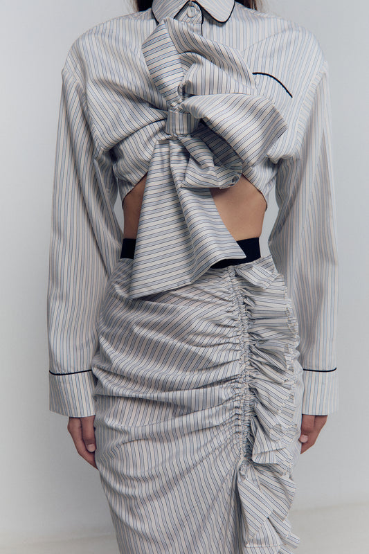 PYJAMA RUFFLE SKIRT