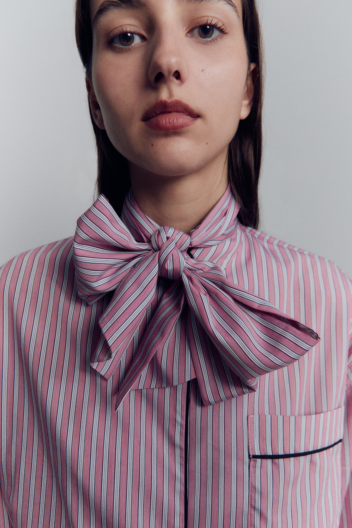 BOW PYJAMA SHIRT