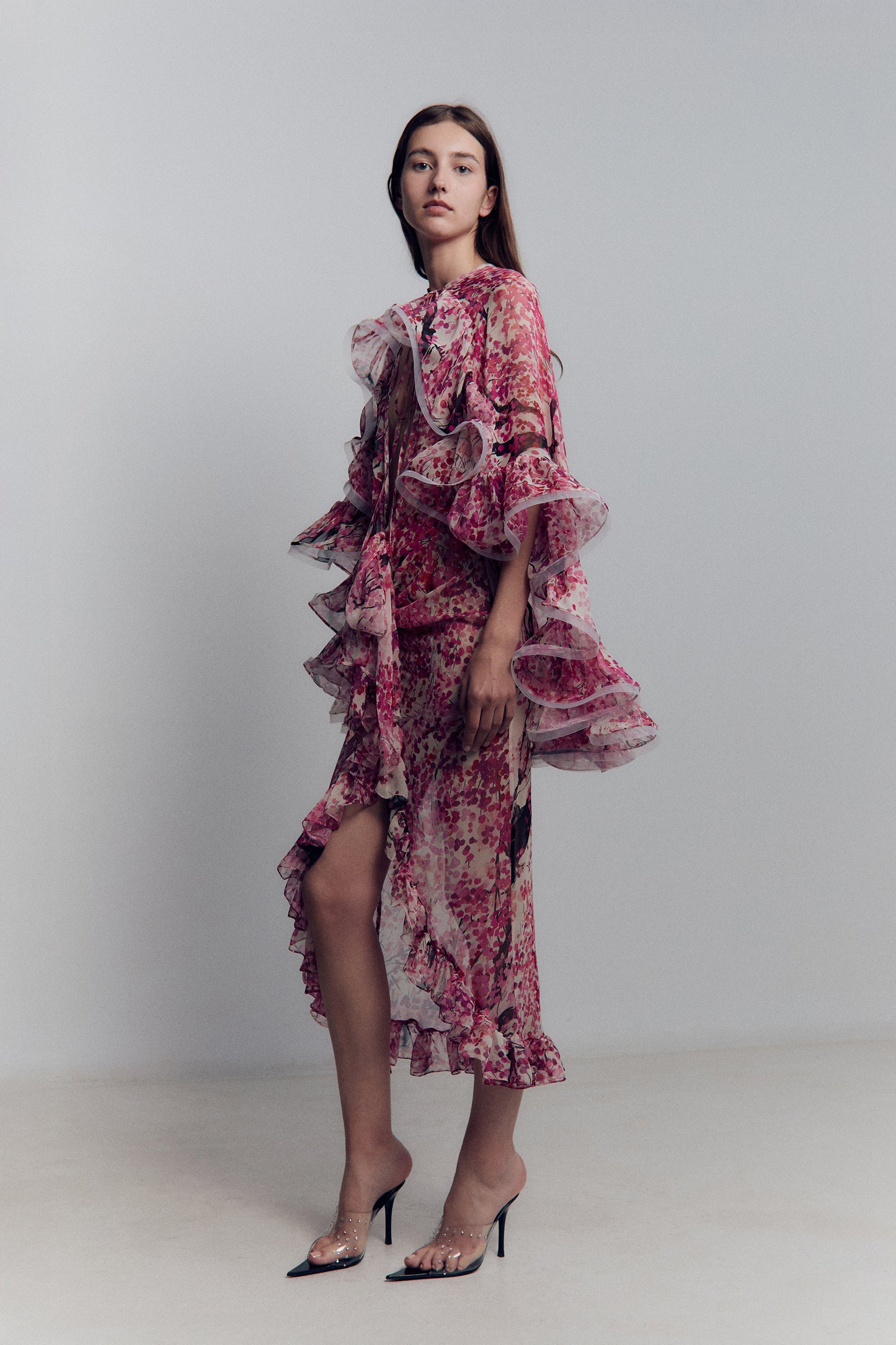 SAKURA CHIFFON DRESS