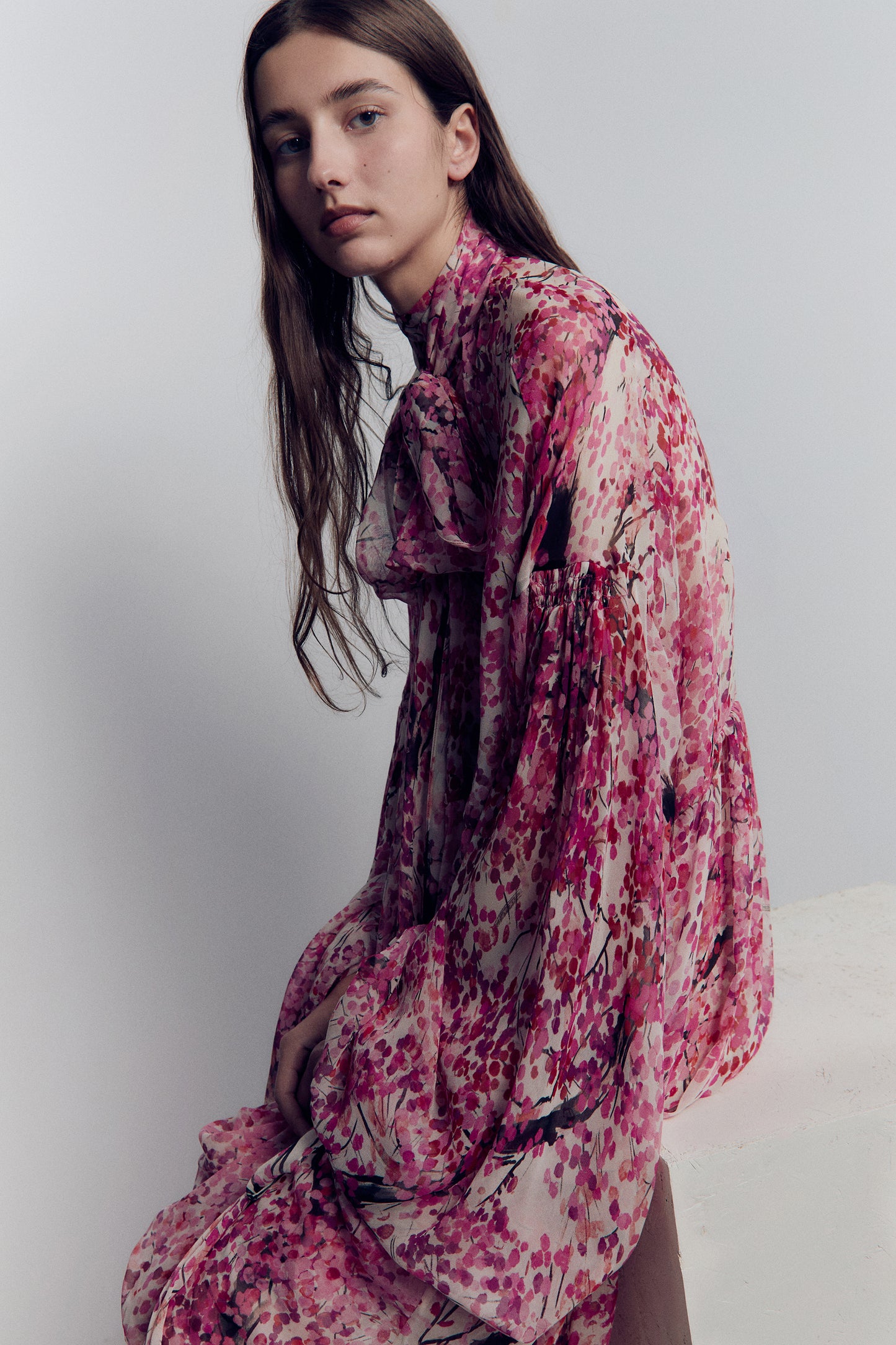 SAKURA MAXI BLOUSE
