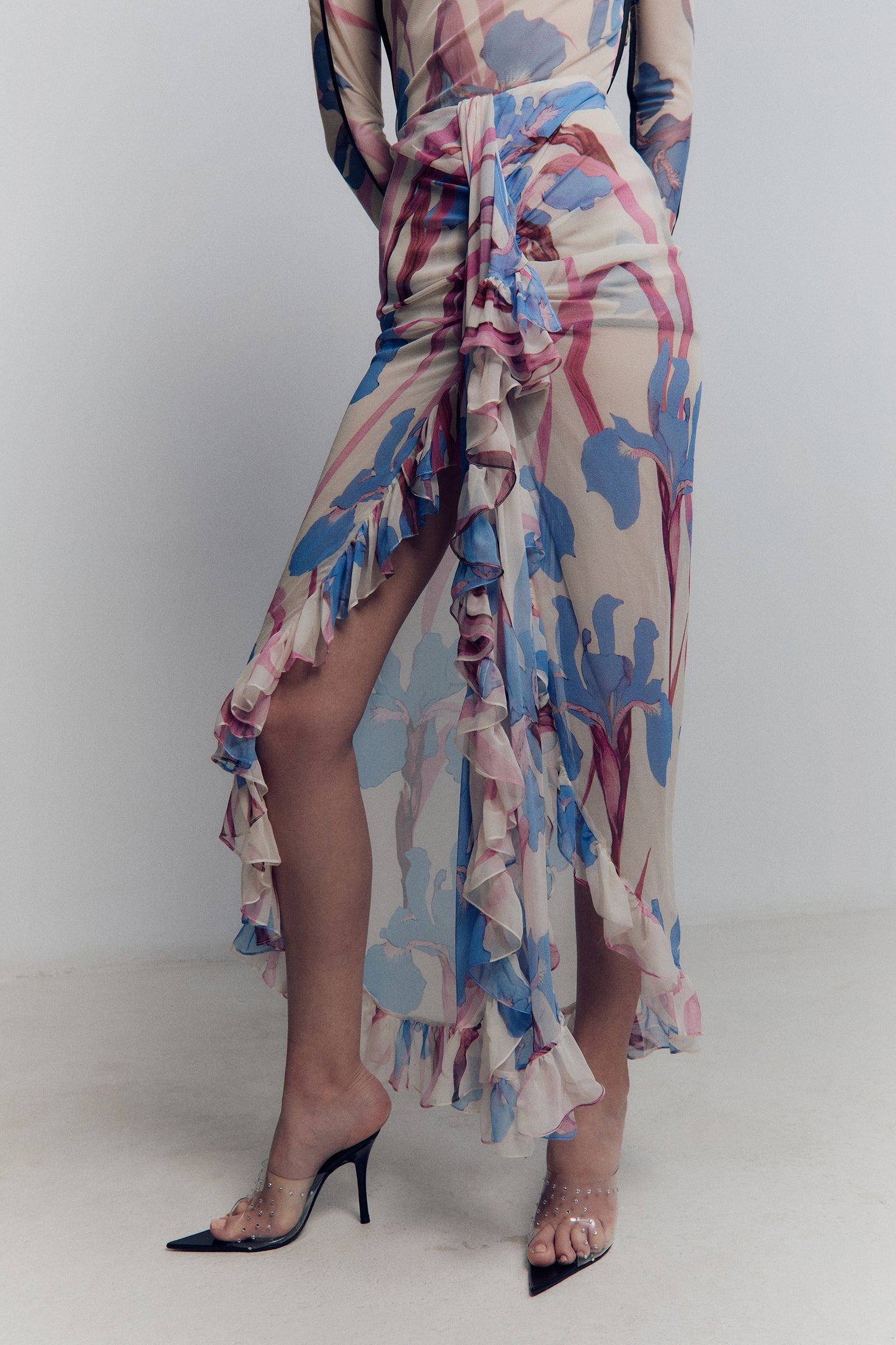 IRIS CHIFFON SKIRT
