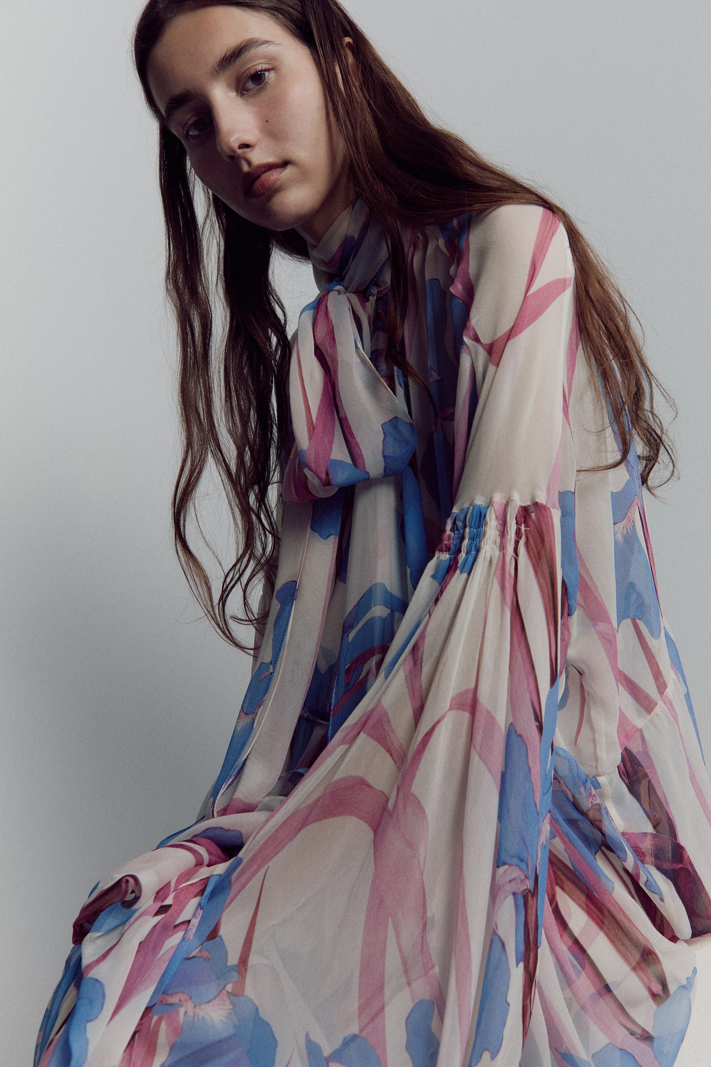 IRIS MAXI BLOUSE