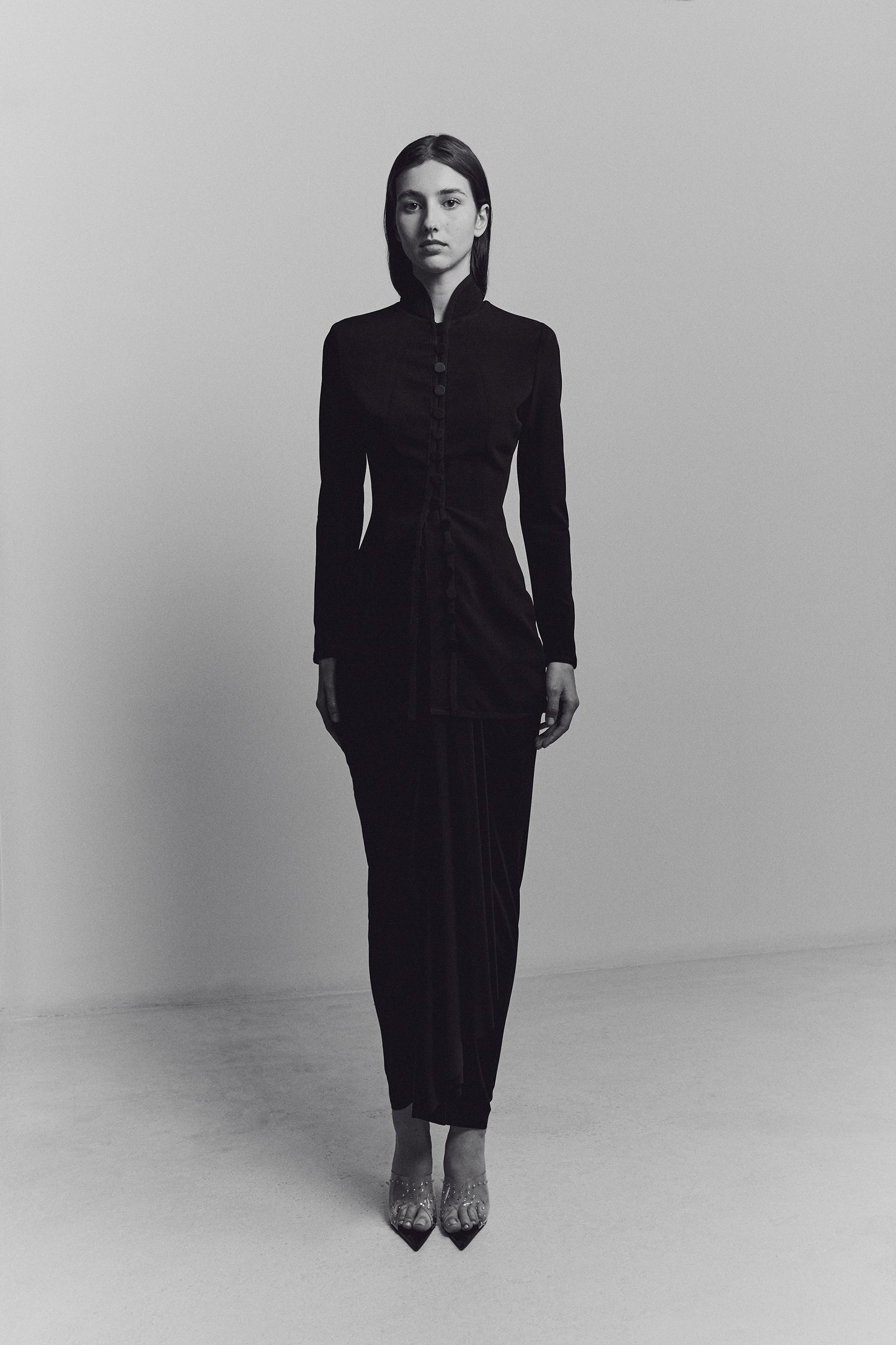SILK JERSEY MAO BLAZER
