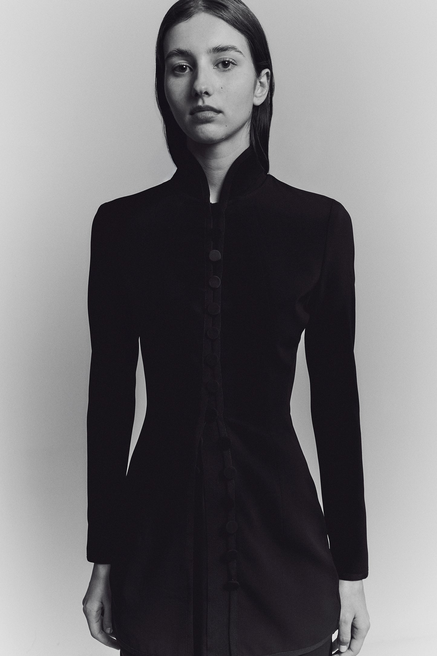 SILK JERSEY MAO BLAZER