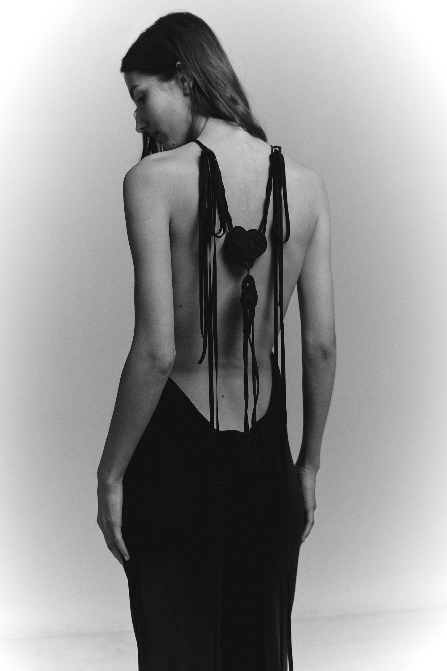 HALTER BACK GOWN