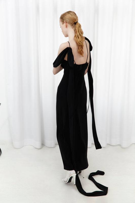 DECONSTRUCTED BOWS DRESS