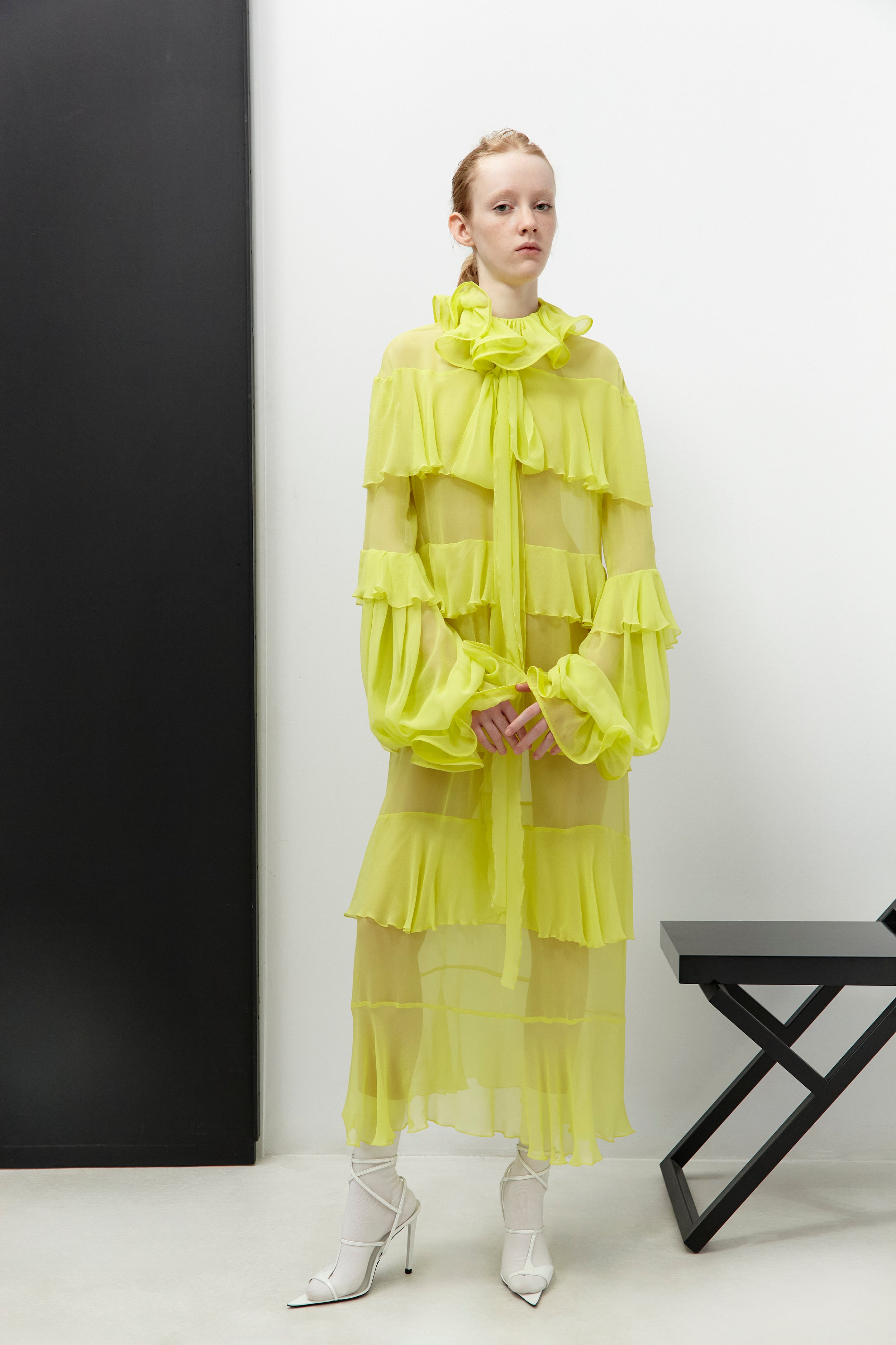 PIERROT RUFFLE DRESS – juan-vidal
