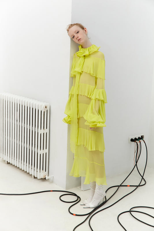 PIERROT RUFFLE DRESS